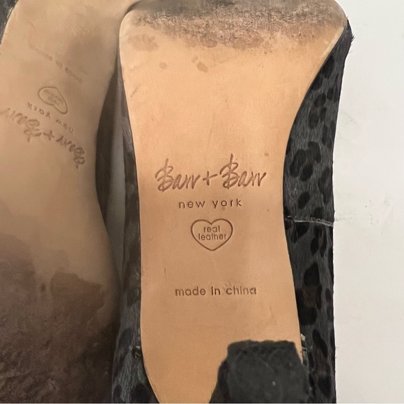 Black and Gray Animal Print Pump - Picture 4 of 4